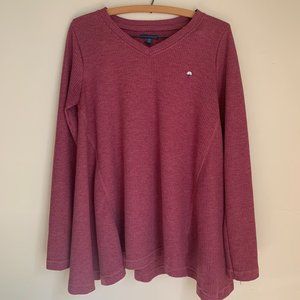 Pink Southern Shirt Company Long-sleeve Top, Size small